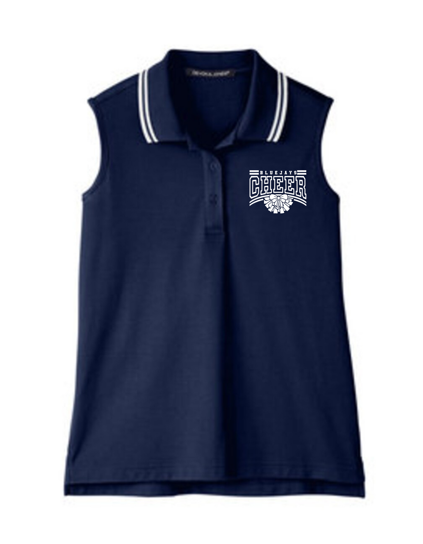 BlueJays Cheer Sleeveless Polo