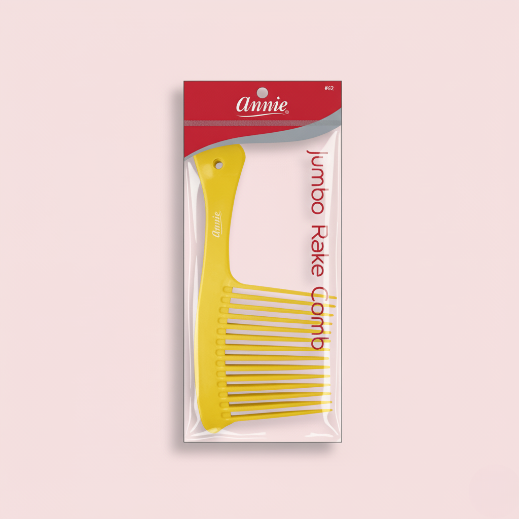 Annie Jumbo Rake Detangle Comb (Assorted Colors)