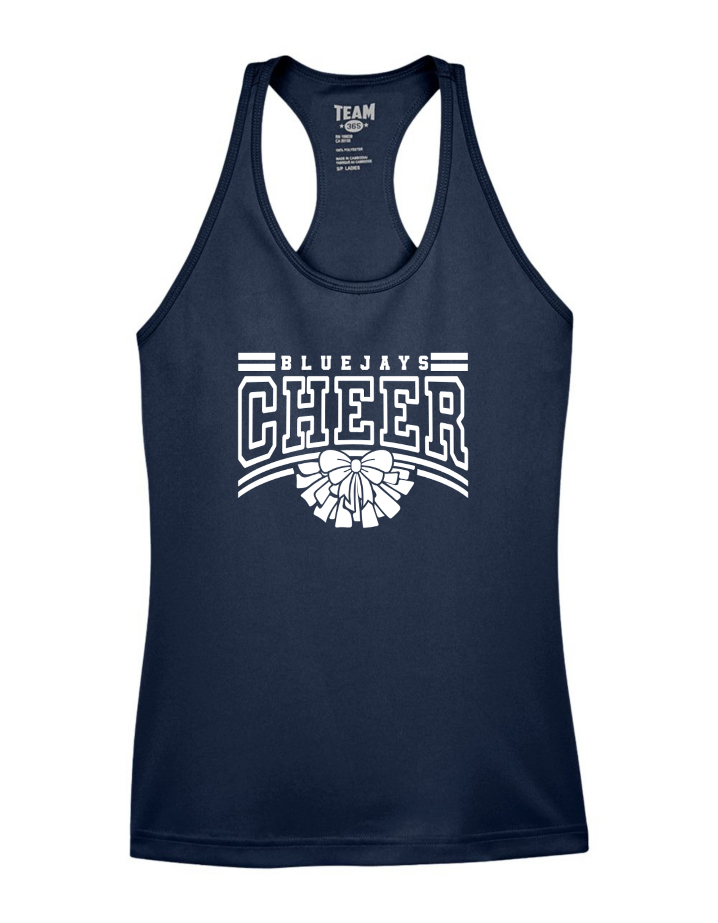 BlueJays Cheer Coach Racerback Tank