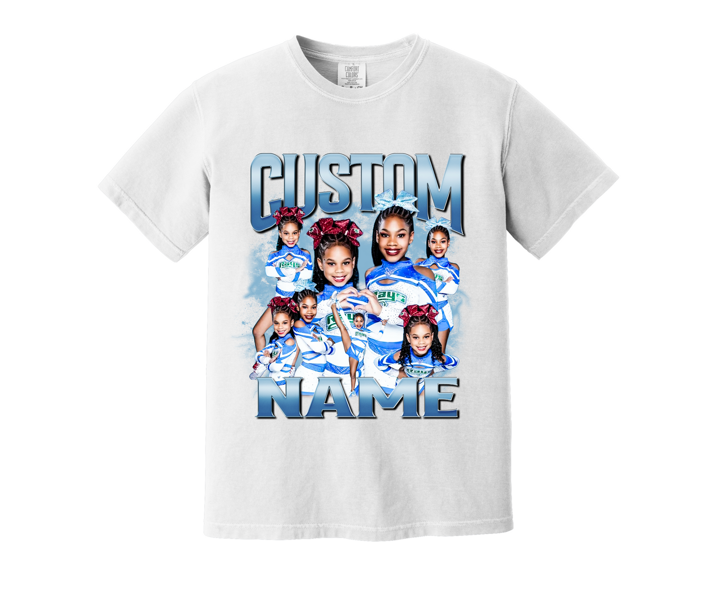 Custom Design Photo Cheer/Sports T-Shirt