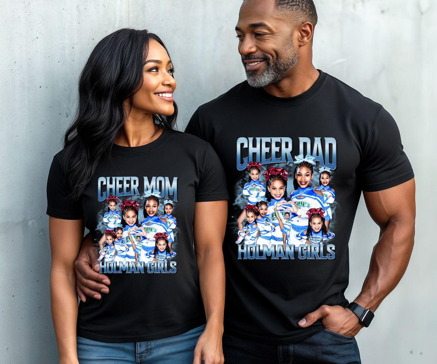 Custom Design Photo Cheer/Sports T-Shirt