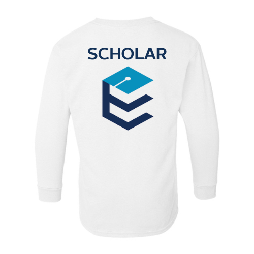 ETHOS SCHOLAR ON THE BACK LONG SLEEVE SHIRT