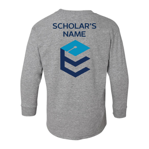 CUSTOM ETHOS (SCHOLAR'S NAME ON THE BACK) LONG SLEEVE SHIRT
