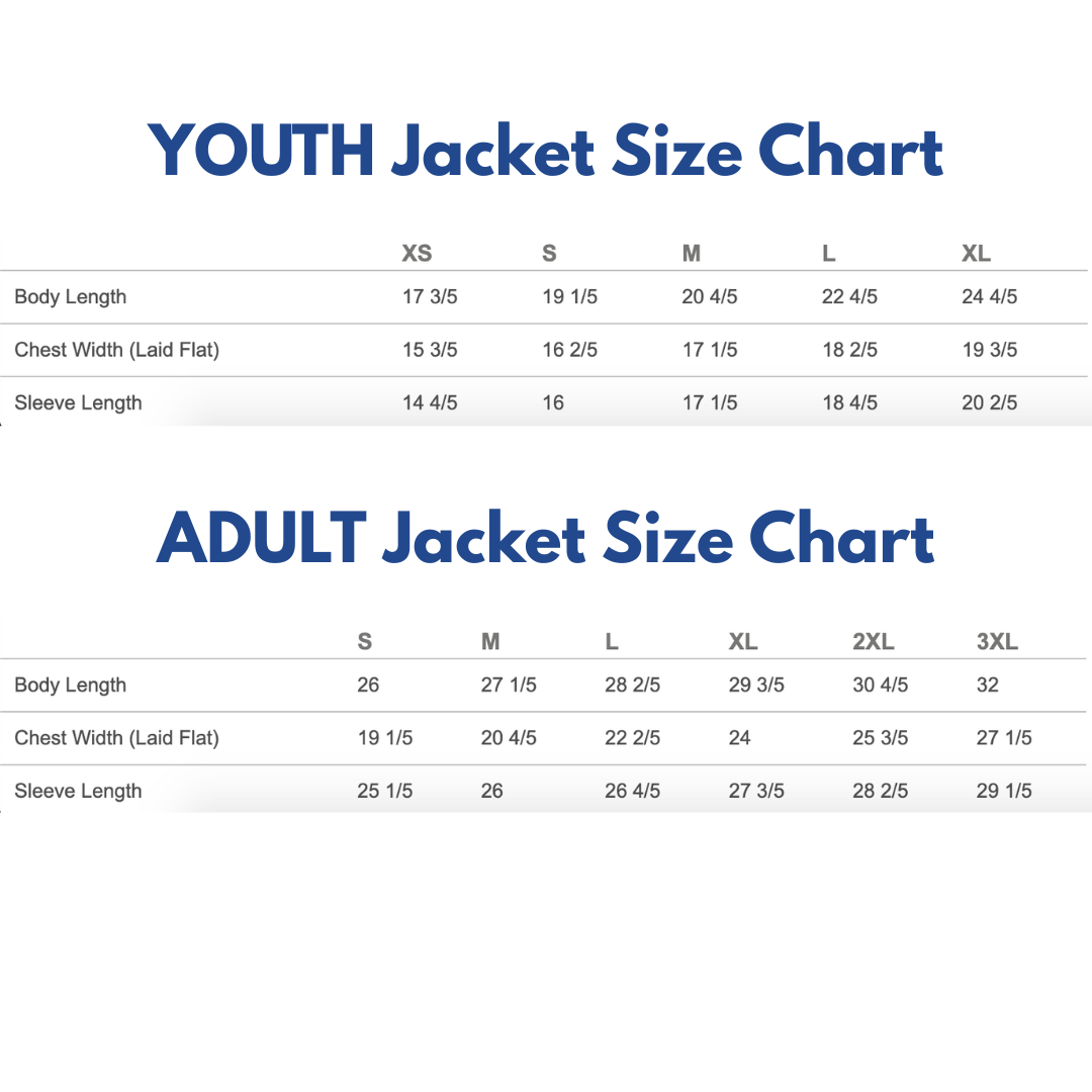 ETHOS LETTERMAN JACKET (KIDS AND ADULT SIZES AVAILABLE)