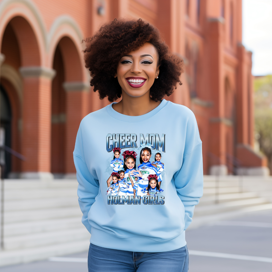 Custom Design Photo Cheer/Sports Crewneck