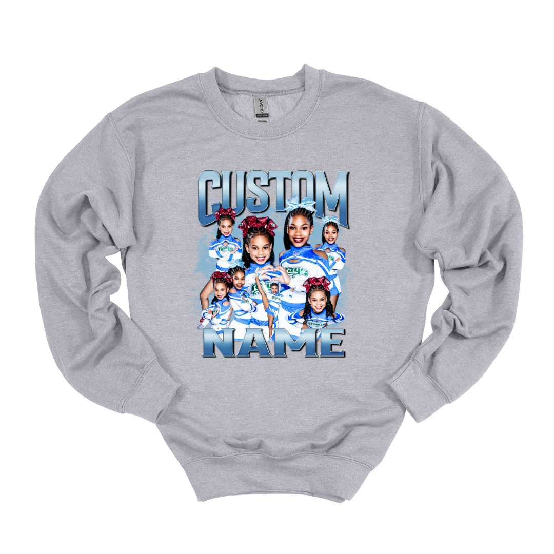 Custom Design Photo Cheer/Sports Crewneck