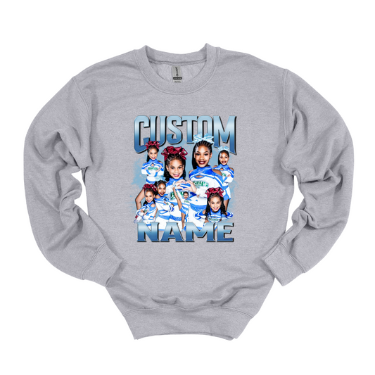 Custom Design Photo Cheer/Sports Crewneck
