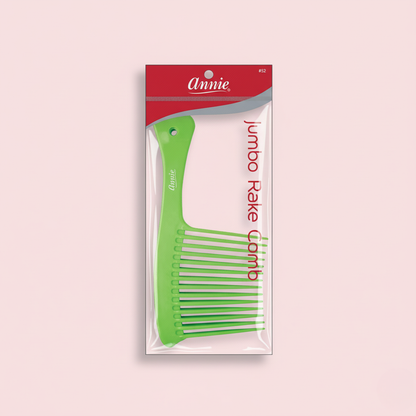 Annie Jumbo Rake Detangle Comb (Assorted Colors)