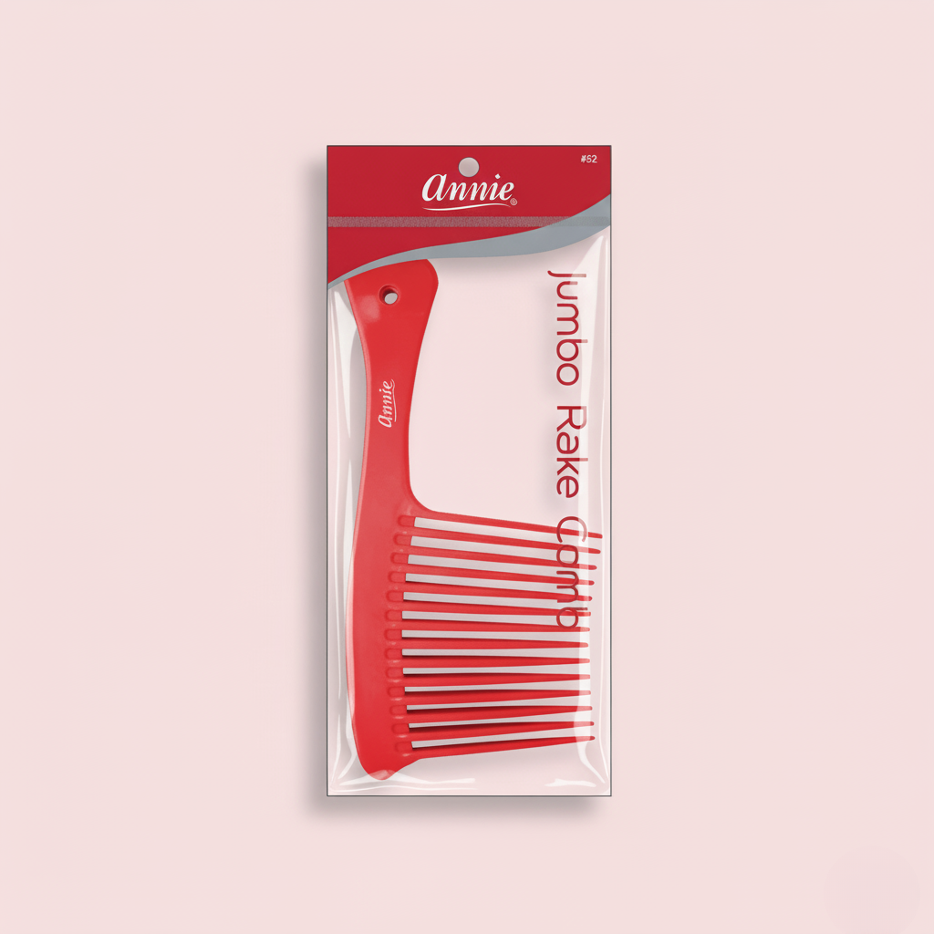 Annie Jumbo Rake Detangle Comb (Assorted Colors)