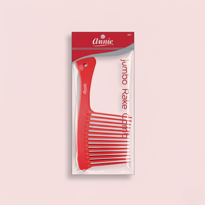 Annie Jumbo Rake Detangle Comb (Assorted Colors)
