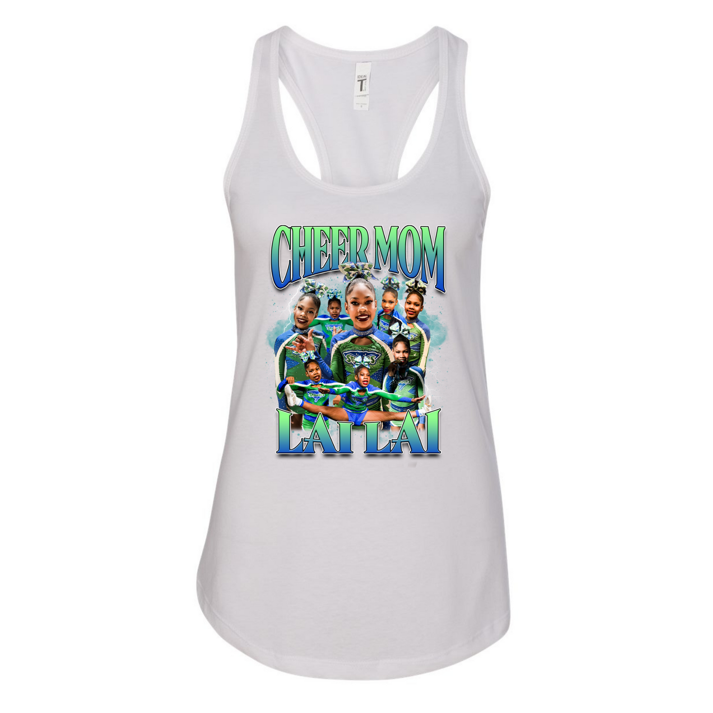 Custom Design Photo Cheer/Sports Racerback Tank Top