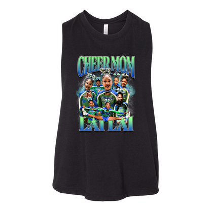 Custom Design Photo Cheer/Sports CROP Tank Top