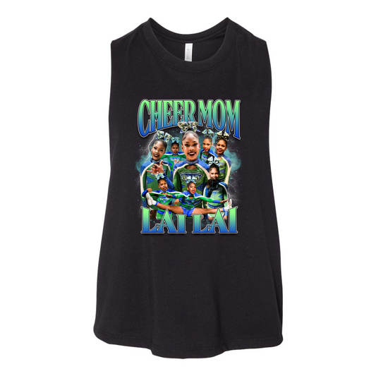 Custom Design Photo Cheer/Sports CROP Tank Top