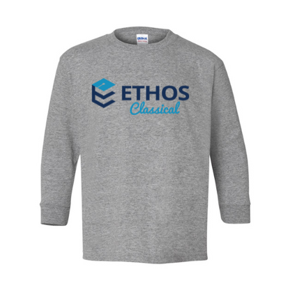 ETHOS SCHOLAR ON THE BACK LONG SLEEVE SHIRT