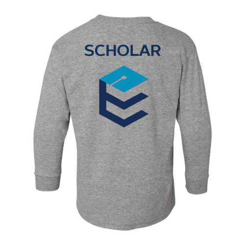 ETHOS SCHOLAR ON THE BACK LONG SLEEVE SHIRT
