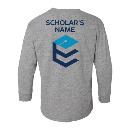 CUSTOM ETHOS (SCHOLAR'S NAME ON THE BACK) LONG SLEEVE SHIRT