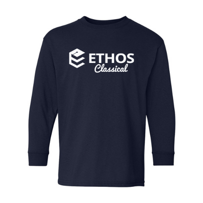 CUSTOM ETHOS (SCHOLAR'S NAME ON THE BACK) LONG SLEEVE SHIRT
