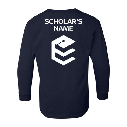 CUSTOM ETHOS (SCHOLAR'S NAME ON THE BACK) LONG SLEEVE SHIRT