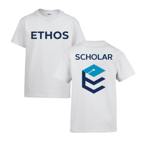 ETHOS SCHOLAR ON THE BACK T-SHIRT