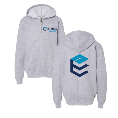 ETHOS ZIP HOODIE (AUTHORIZED FOR MIDDLE SCHOOL ONLY - Grades 5-6)